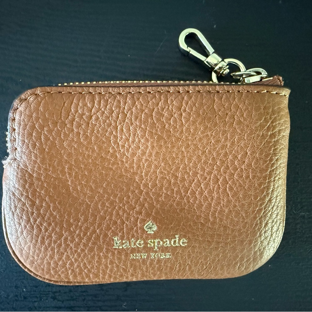 Kate Spade Tan Leather Coin Purse